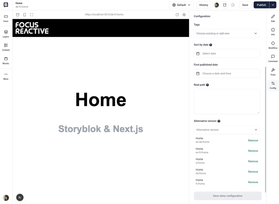 Page alternates already exist