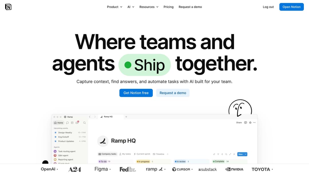 Notion main page based on Next.js