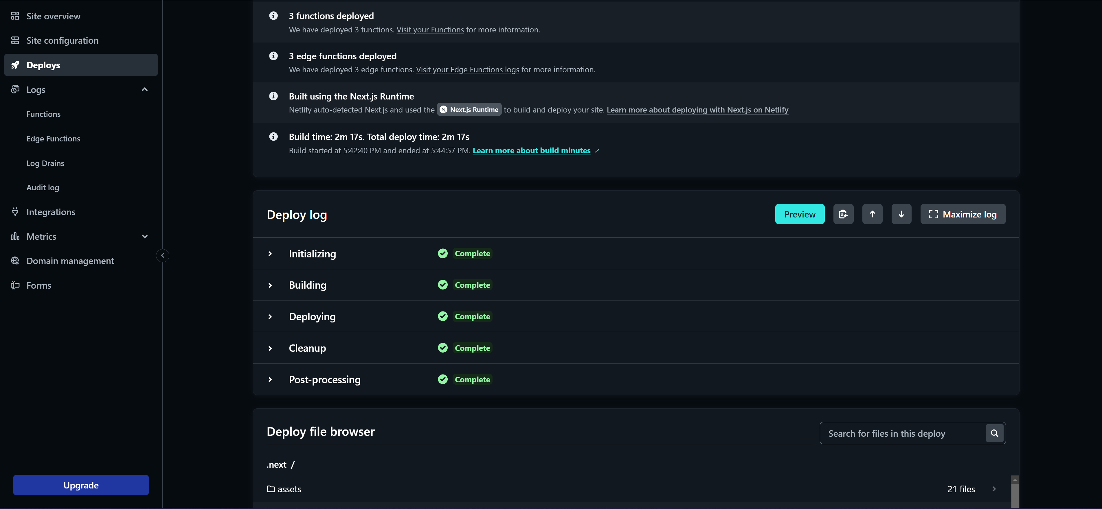 Netlify deployment