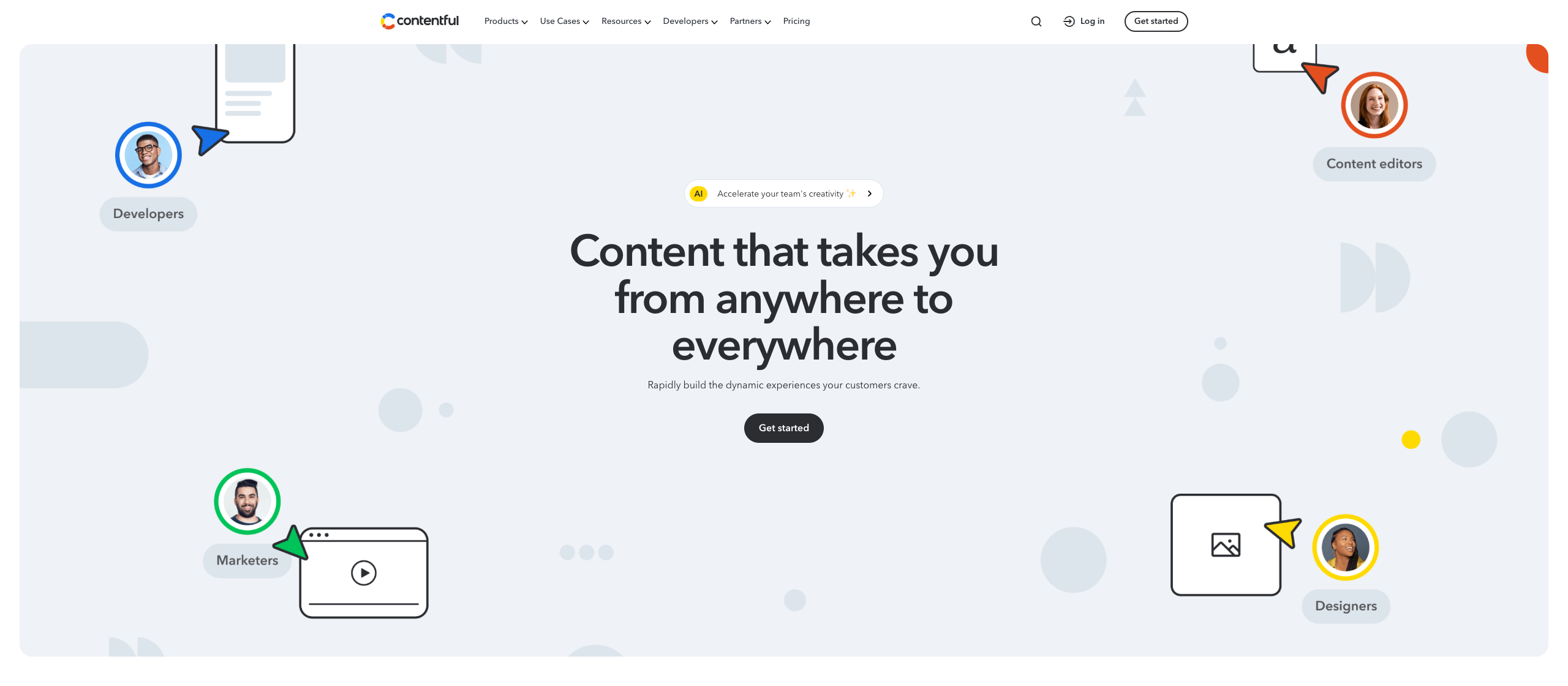 Contentful interface