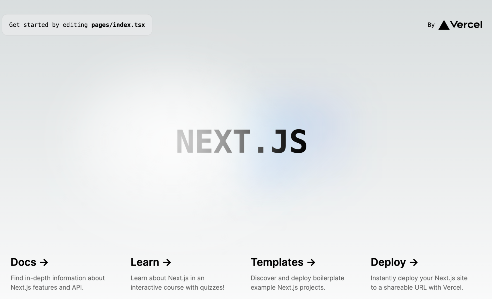 NextJS page