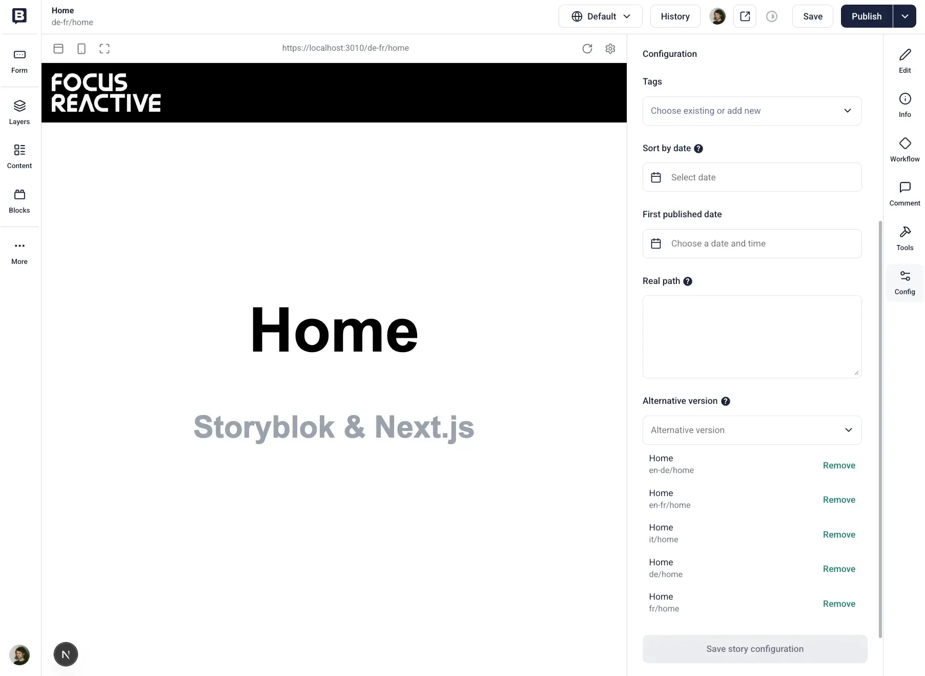Page alternates already exist