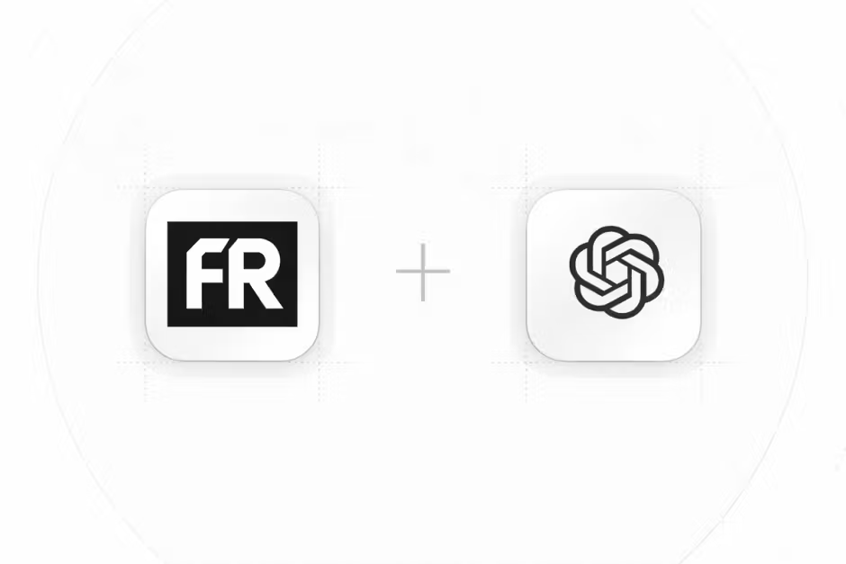FocusReactive and OpenAI logos side by side with plus sign