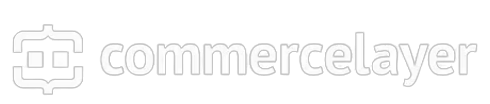Commerce Layer logo in very light gray outline text