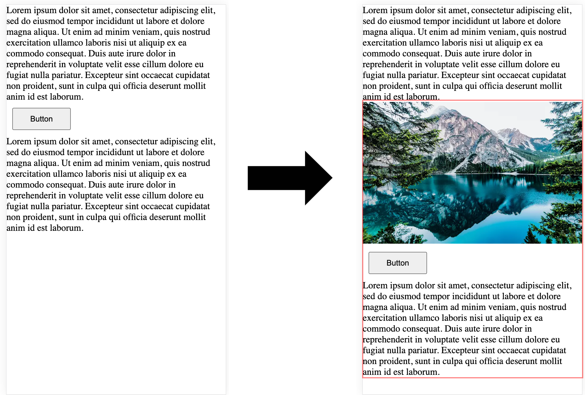example of content shift