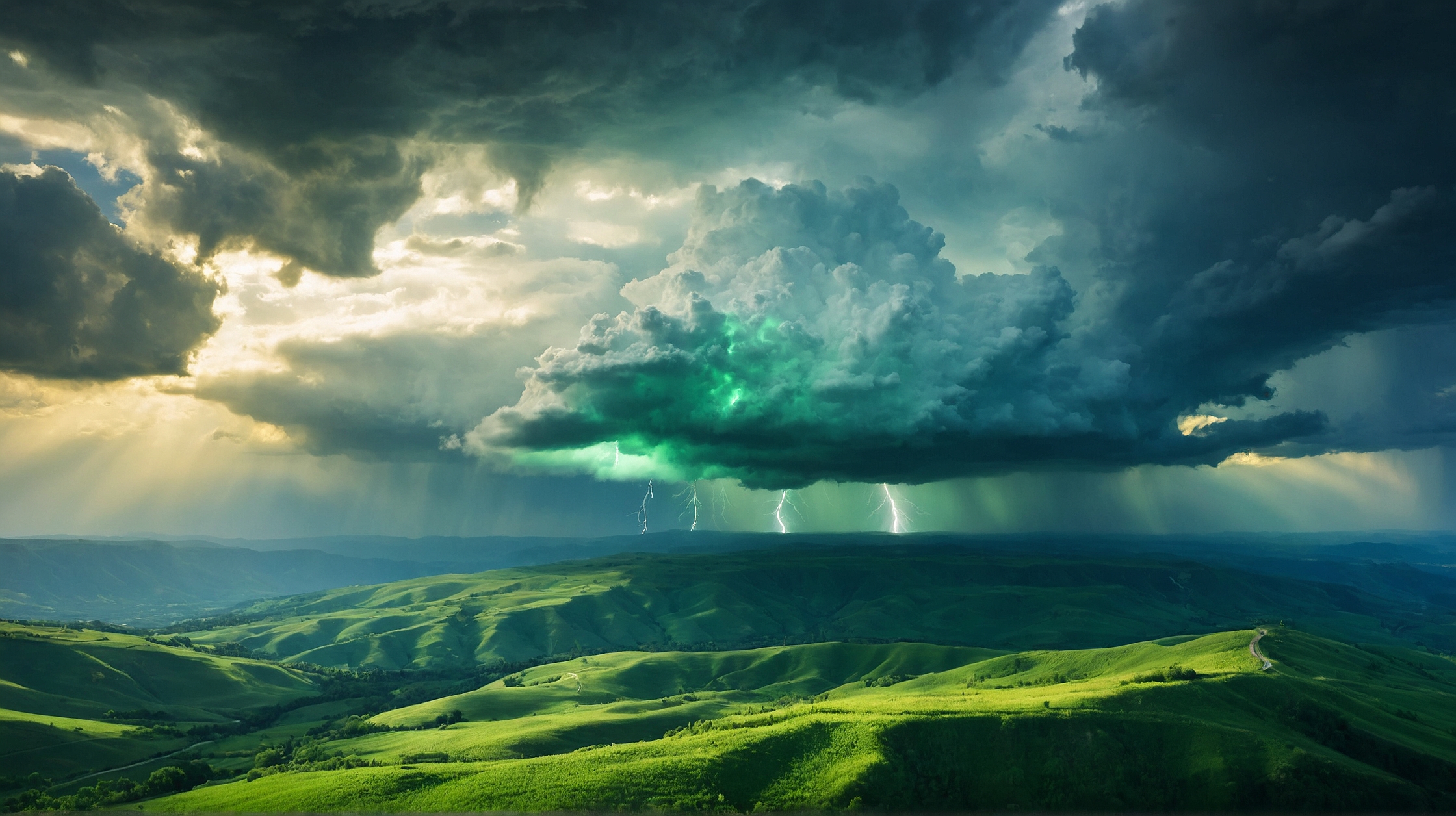 Weather control from space