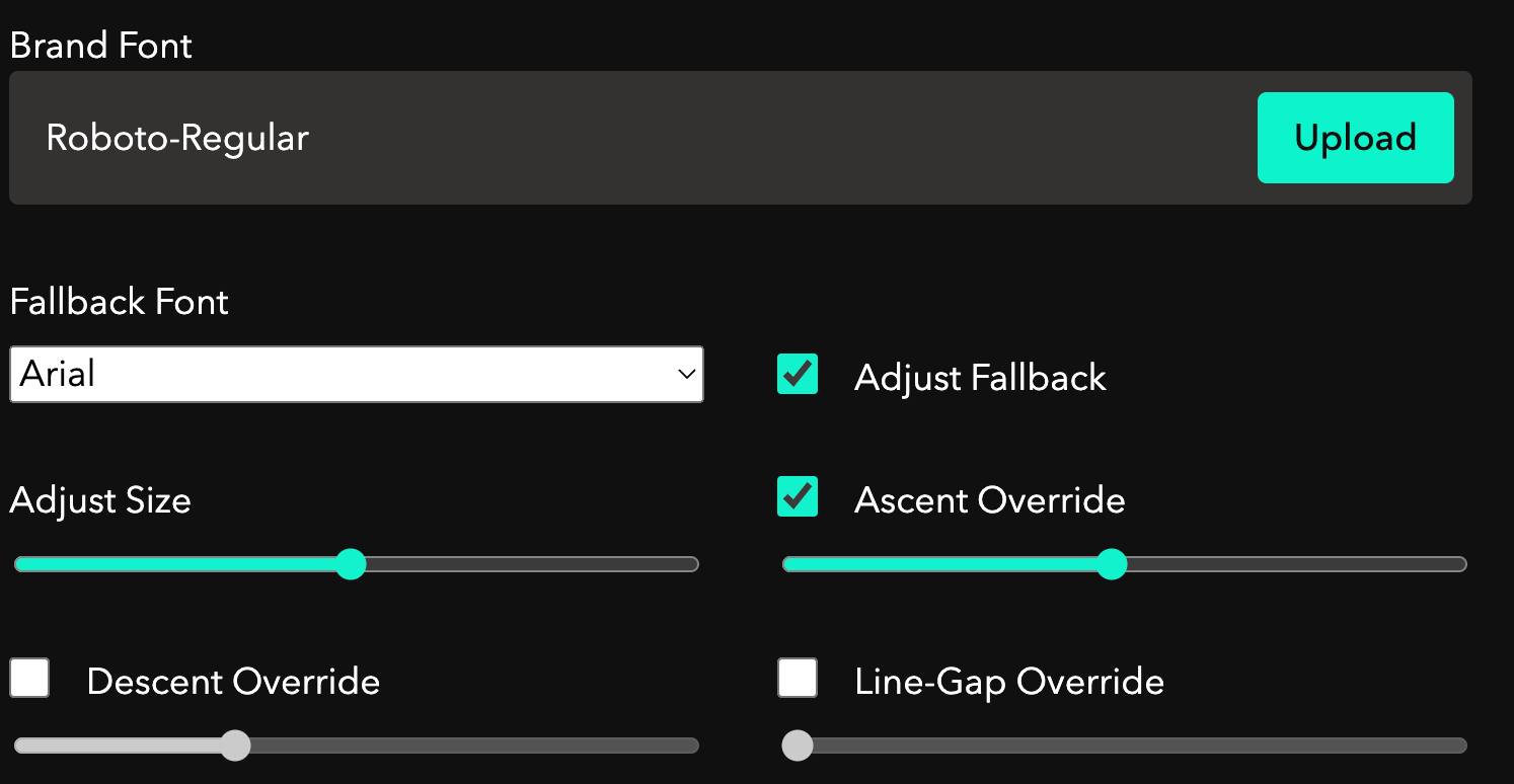 interface of fallback font generator, source https://screenspan.net/fallback
