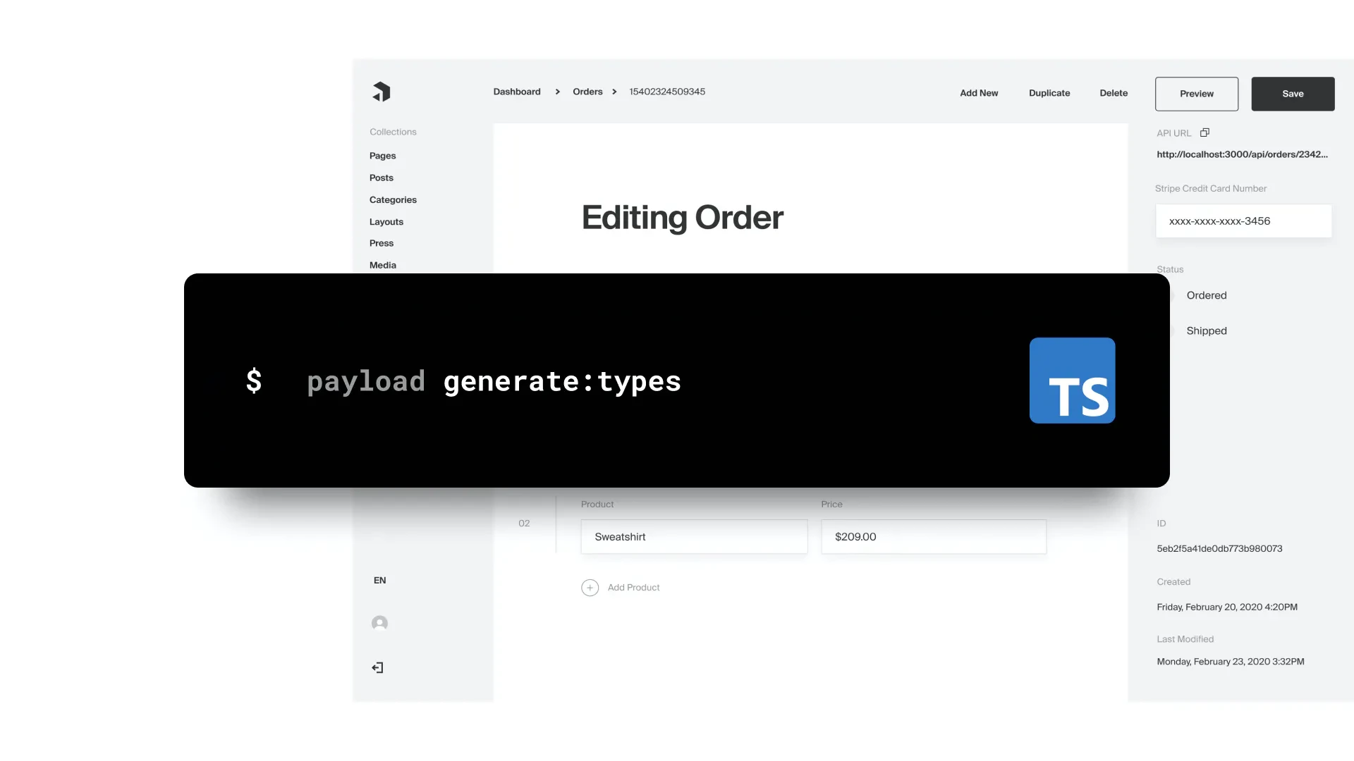 TypeScript support
